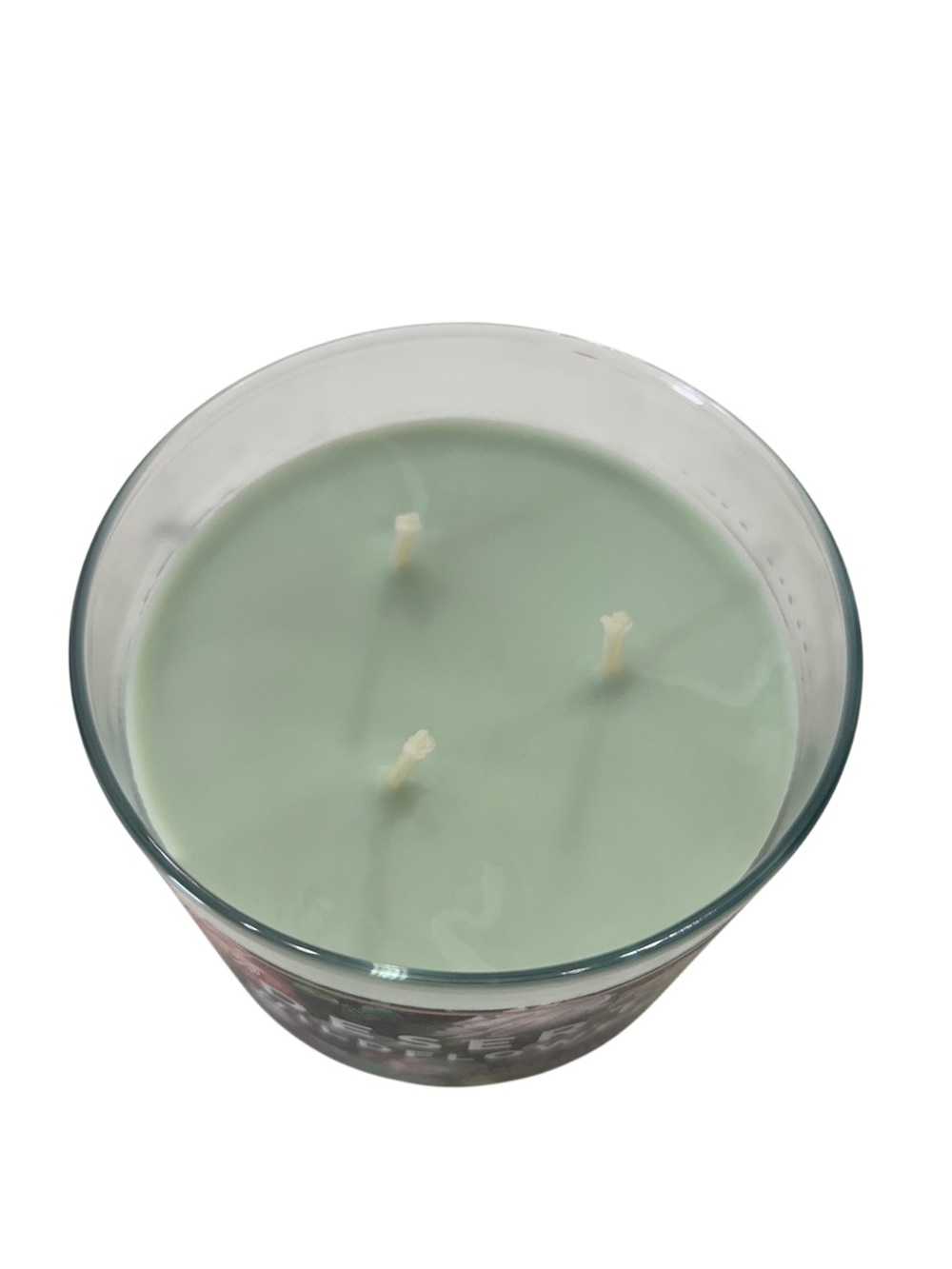 Bath & Body Works Desert Wildflower 3-Wick Candle Discontinued Rose Gold Lid - Picture 3 of 9